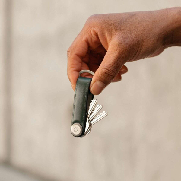 OrbitKey Hybrid Leather Key Organiser Κλειδοθήκη Μπρελόκ (Pine Green)