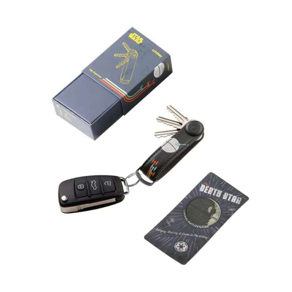 OrbitKey x Star Wars Leather Key Organiser Κλειδοθήκη Μπρελόκ (Death Star™)