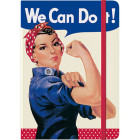 Nostalgic Σημειωματάριο USA We Can Do It - Dots