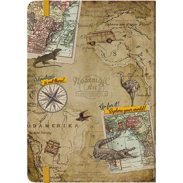 Nostalgic Σημειωματάριο Volkswagen VW Bulli - Let's Get Lost