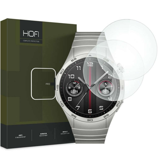 Hofi Hybrid 9H 2.5D PRO+ Tempered Glass για Huawei Watch GT 4 (46mm) - 2 τμχ