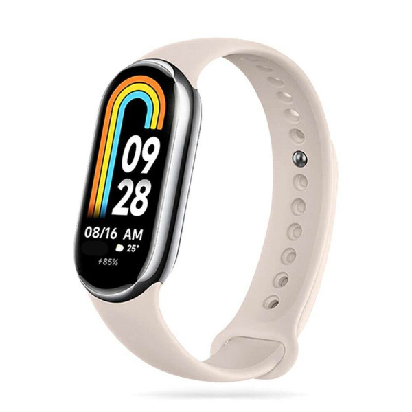 Tech-Protect Iconband λουράκι σιλικόνης για Xiaomi Mi Smart Band 8 / 8 NFC (Beige)