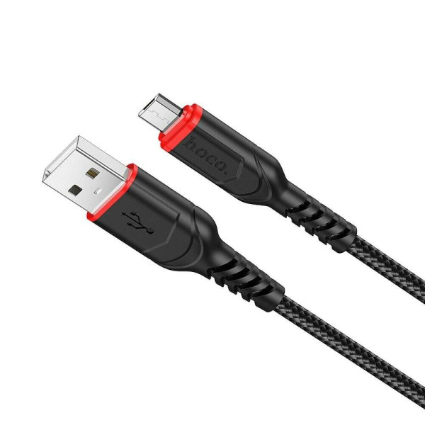 Καλώδιο Φόρτισης / Δεδομένων Hoco X59 USB σε Micro-USB 2.4A 1m (Μαύρο)