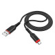 Καλώδιο Φόρτισης / Δεδομένων Hoco X59 USB σε Micro-USB 2.4A 1m (Μαύρο)