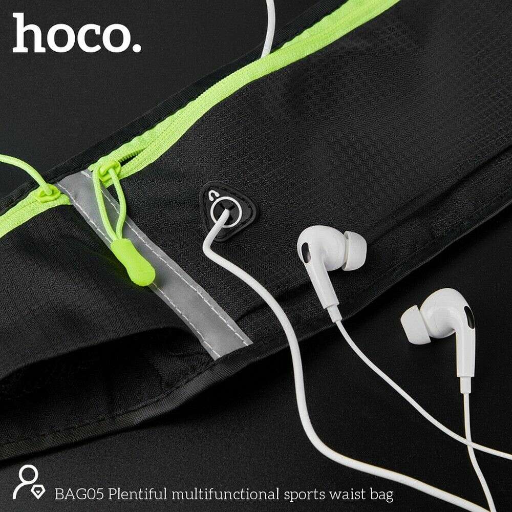 Hoco BAG05 τσαντάκι άθλησης μέσης (Μαύρο)