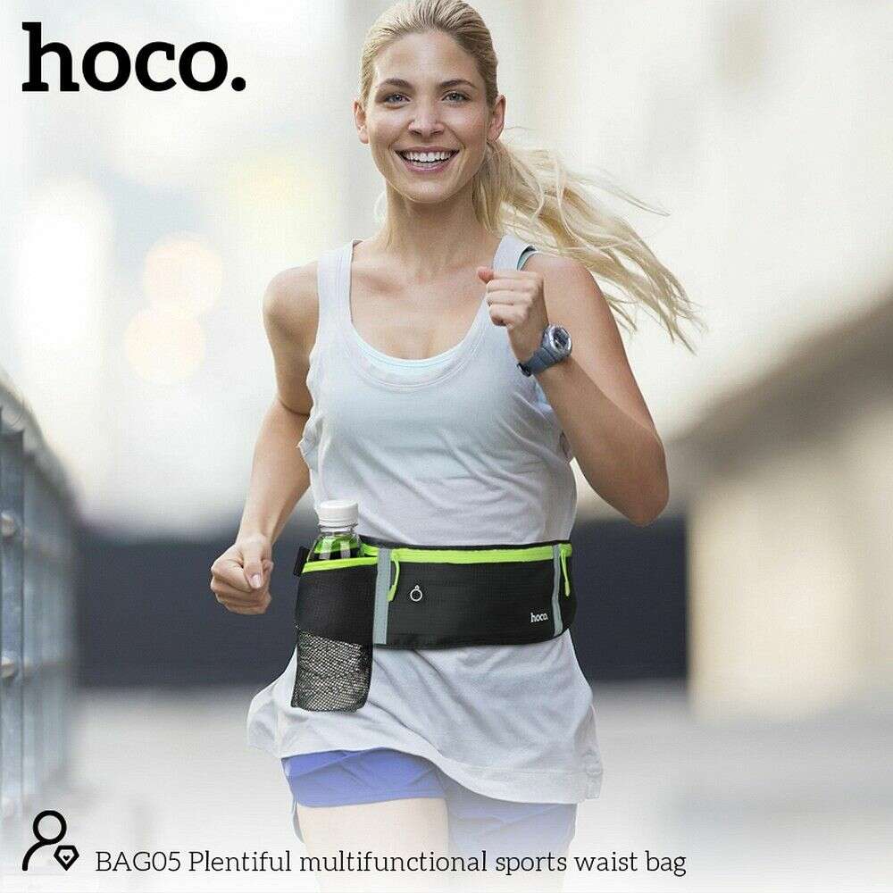 Hoco BAG05 τσαντάκι άθλησης μέσης (Μαύρο)