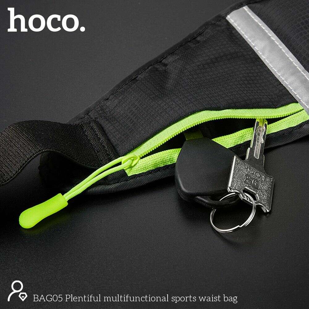 Hoco BAG05 τσαντάκι άθλησης μέσης (Μαύρο)