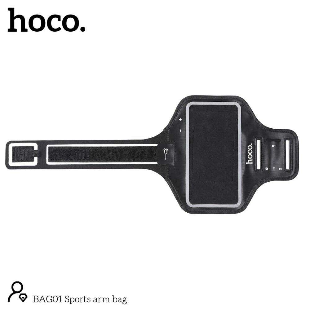 Hoco BAG01 θήκη μπράτσου για κινητά (Μαύρο)