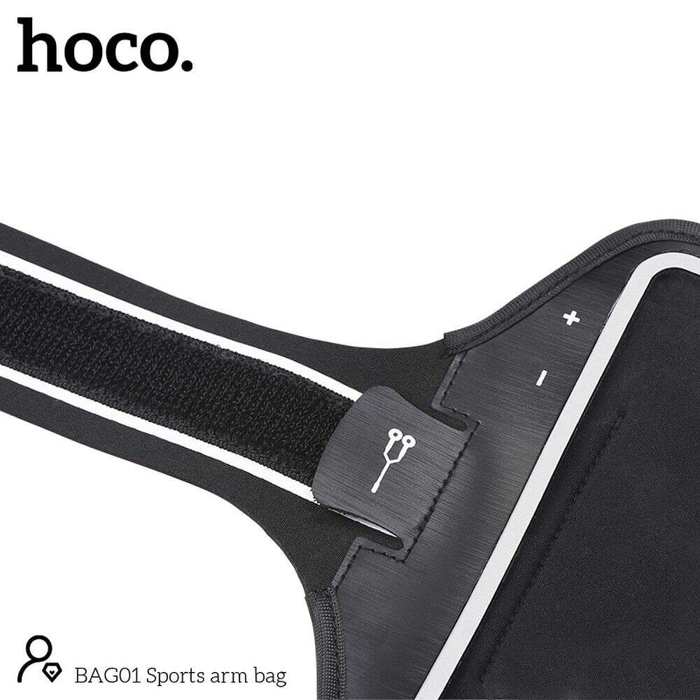 Hoco BAG01 θήκη μπράτσου για κινητά (Μαύρο)