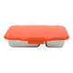 Yumbox Presto Ανοξείδωτο Φαγητοδοχείο με 5 χωρίσματα (Tango Orange)