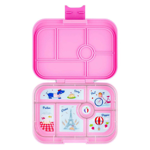 Yumbox Original Φαγητοδοχείο με 6 χωρίσματα (Fifi Pink - Paris)