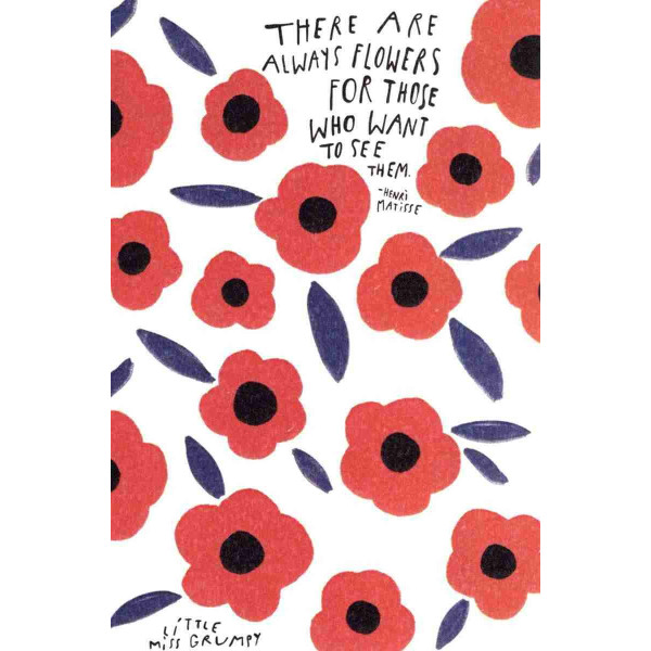 Little Miss Grumpy Κάρτα See the flowers (10 x 15 cm)