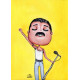 Little Miss Grumpy Κάρτα Freddie Mercury (10 x 15 cm)