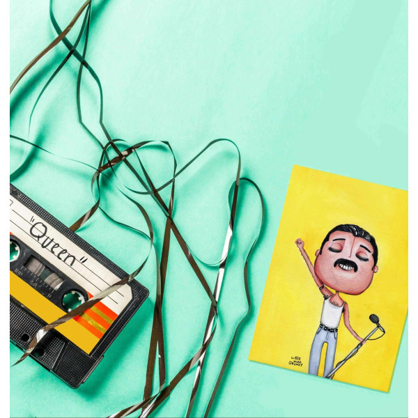 Little Miss Grumpy Κάρτα Freddie Mercury (10 x 15 cm)