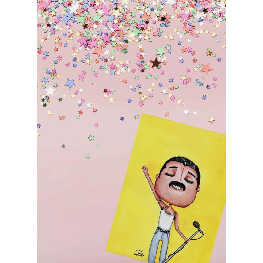 Little Miss Grumpy Κάρτα Freddie Mercury (10 x 15 cm)