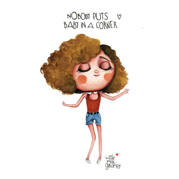 Little Miss Grumpy Κάρτα Baby (10 x 15 cm)