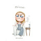 Little Miss Grumpy Κάρτα I’m bored (10 x 15 cm)