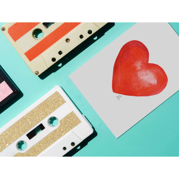 Little Miss Grumpy Κάρτα Heart (10 x 15 cm)