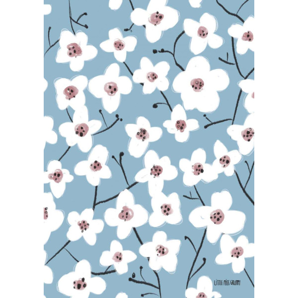 Little Miss Grumpy Κάρτα Blossomed Almond tree 🎵 (10 x 15 cm)