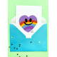 Little Miss Grumpy Happy Heart (10 x 15 cm)