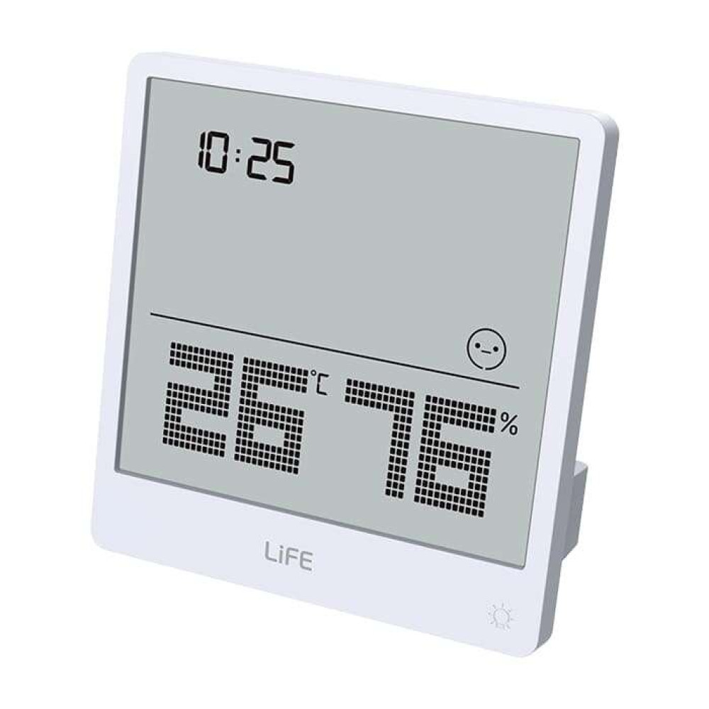 Life Simple White Ψηφιακό θερμόμετρο και υγρόμετρο εσωτερικού χώρου (Λευκό)