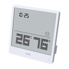 Life Simple White Ψηφιακό θερμόμετρο και υγρόμετρο εσωτερικού χώρου (Λευκό)