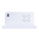 Life Simple White Ψηφιακό θερμόμετρο και υγρόμετρο εσωτερικού χώρου (Λευκό)