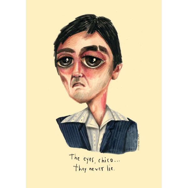 Little Miss Grumpy The eyes chico (10 x 15 cm)