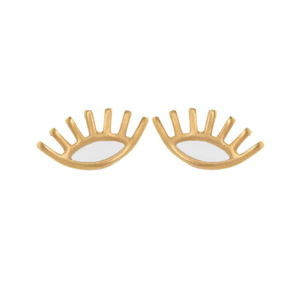 LifeLikes Σκουλαρίκια Καρφωτά Blink (Λευκό)
