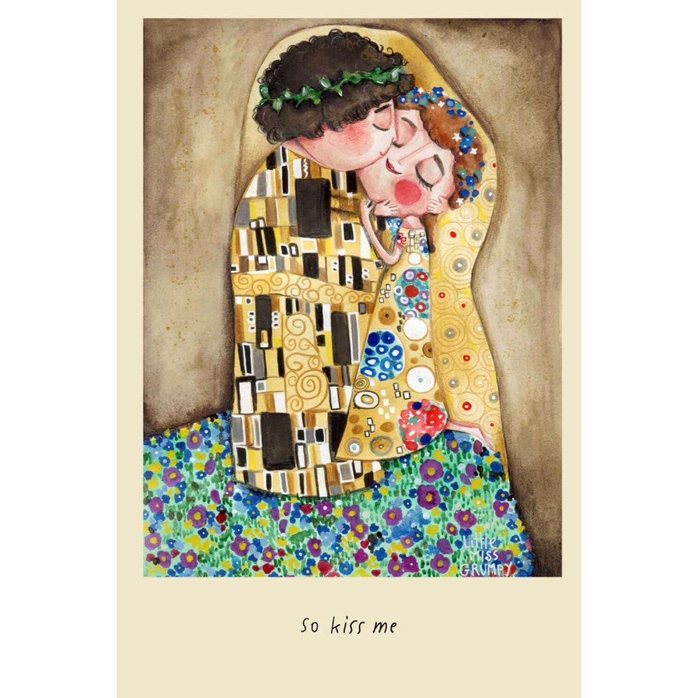 Little Miss Grumpy So kiss me (10 x 15 cm)