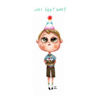 Little Miss Grumpy Birthday Boy (10 x 15 cm)