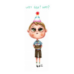 Little Miss Grumpy Birthday Boy (10 x 15 cm)