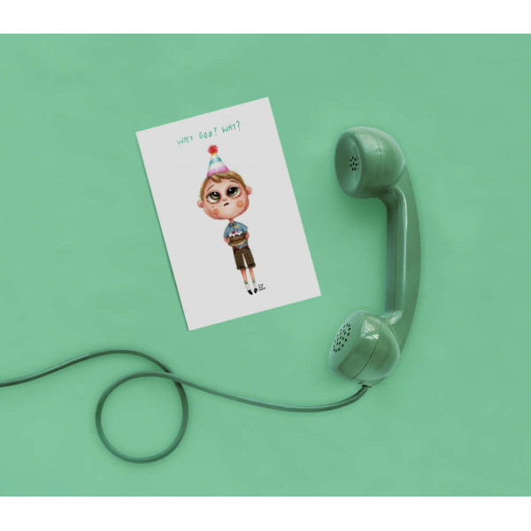 Little Miss Grumpy Birthday Boy (10 x 15 cm)