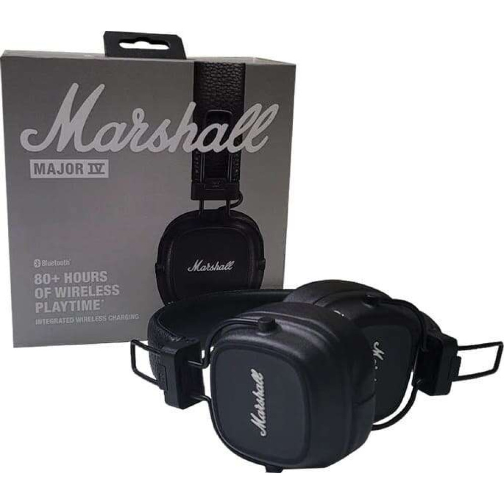 Marshall Major IV On Ear Headset Bluetooth (Black)