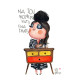 Little Miss Grumpy Scotch (10 x 15 cm)