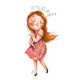 Little Miss Grumpy Pause and breath (10 x 15 cm)