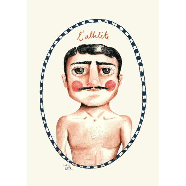 Little Miss Grumpy The Athlete (m) (10 x 15 cm)