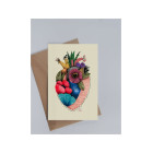 Little Miss Grumpy Blooming Heart (10 x 15 cm)