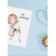 Little Miss Grumpy Survive (10 x 15 cm)