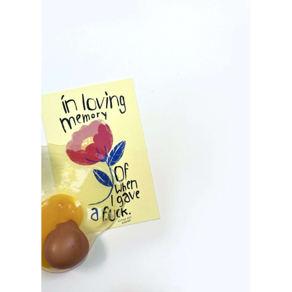 Little Miss Grumpy In loving memory (10 x 15 cm)