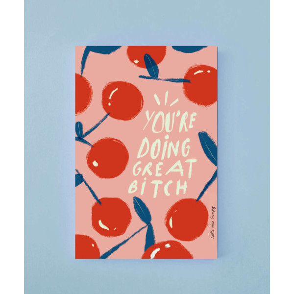 Little Miss Grumpy You’re doing great (10 x 15 cm)