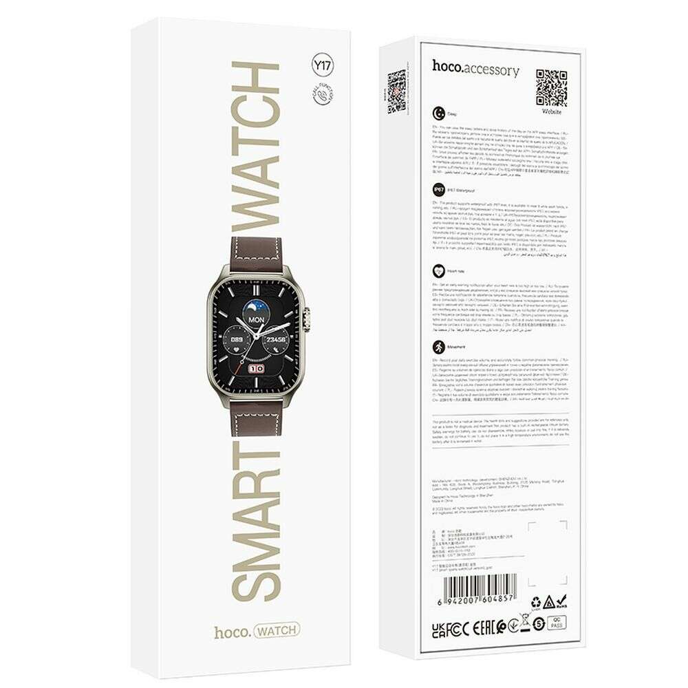 Hoco Smartwatch Y17 Smart sports watch (call version) (Χρυσό)