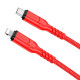 Hoco X59 Καλώδιο Φόρτισης Type-C σε Lightning 3A 20W 2m (Κόκκινο)