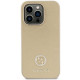 Guess Θήκη Backcover για Apple iPhone 15 Pro Strass Metal Logo (Χρυσό)