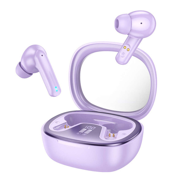 Hoco Ασύρματα Ακουστικά Bluetooth TWS EQ6 (Μωβ)