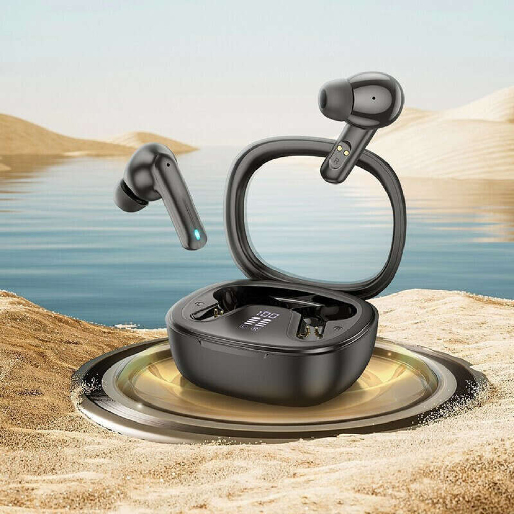 Hoco Ασύρματα Ακουστικά Bluetooth TWS EQ6 (Μαύρο)
