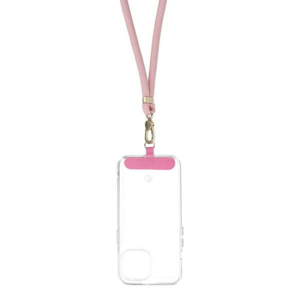 Swing Λουράκι Λαιμού για Κινητά με ρυθμιζόμενο μήκος 8mm (Ροζ)