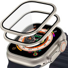 Hofi Screen Protector Hartowane GLASS RING 2-PACK για Apple Watch Ultra 1 / 2 49mm (Titanium)