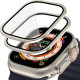 Hofi Screen Protector Hartowane GLASS RING 2-PACK για Apple Watch Ultra 1 / 2 49mm (Titanium)