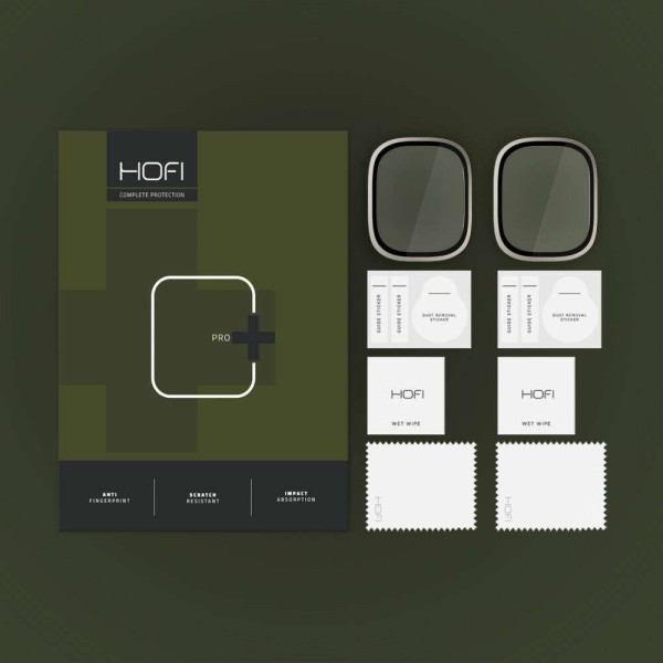 Hofi Screen Protector Hartowane GLASS RING 2-PACK για Apple Watch Ultra 1 / 2 49mm (Titanium)